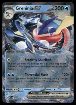 Greninja ex 054 Holo P Scarlet & Violet Promo Pokemon NM - Image 1