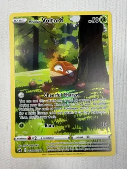 Hisuian Voltorb GG01/GG70 Crown Zenith: Galarian Gallery Holo Pokemon TCG NM - Image 1