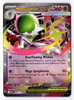 Mega Gardevoir ex 060/132 Double Rare Mega Evolution Pokemon Near Mint - Image 1
