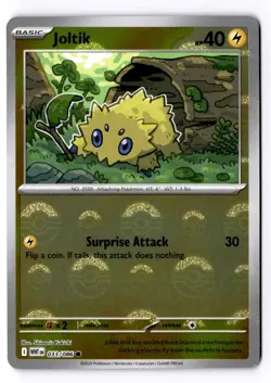 Joltik (Poke Ball Pattern) 033/086 Common White Flare Pokemon Near Mint - Image 1