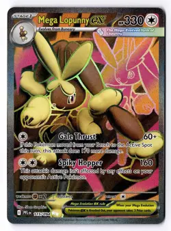 Mega Lopunny ex 115/094 Ultra Rare Phantasmal Flames Pokemon Near Mint - Image 1
