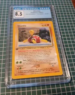 Pokemon TCG Shuckle 51/64 1st edition Neo Revelation CGC Graded 8.5 - Image 3
