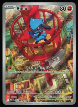 2025 MEGA EVOLUTION SERIES - MEGA EVOLUTION BLACK STAR PROMOS RIOLU FULL ART #10 - Image 1