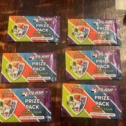 Pokemon Play! Prize Pack Series 4 Tournament Exclusive 6 Booster Pack New Sealed - Image 1