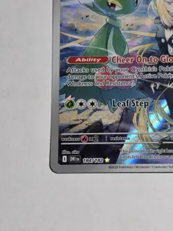 Pokemon TCG Cynthia's Roserade 184/182 Sv10:Destined Rivals Illustration Rare NM - Image 5