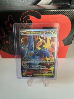 2025 Pokemon Mega Heracross Ex Full Art Holo Phantasmal Flames #108/094 - Image 1