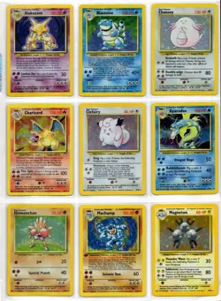 1999 Pokemon Base Set Unlimited Complete 102/102 - LP-MP - No Creases - Image 1