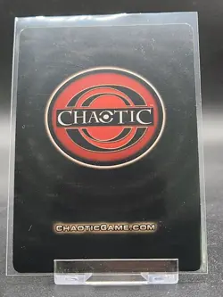 Chaotic Card : Strain Of The Tide Silent Sands Super Rare Mugic Holo - Image 2