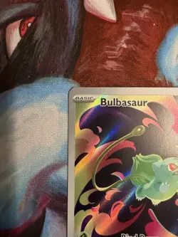 Bulbasaur Illustration Rare Mega Evolution STAMPED Promo 133/132 Pokemon 2025 NM - Image 2