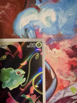 Bulbasaur Illustration Rare Mega Evolution STAMPED Promo 133/132 Pokemon 2025 NM - Image 3