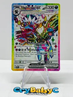 Pokemon Hydreigon ex 223/191 Surging Sparks Scarlet & Violet Ultra Rare Full Art - Image 1