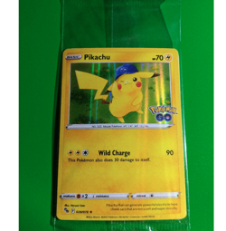 Pokemon/Pokemon GO Prerelease Pikachu Holo Foil Promo Card #028/078 Sealed - Image 1