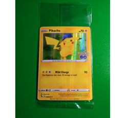 Pokemon/Pokemon GO Prerelease Pikachu Holo Foil Promo Card #028/078 Sealed - Image 2