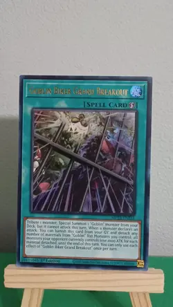 2025 Yugioh Goblin Biker Grand Breakout Spell Card MP25-EN251 Ultra Rare - Image 1
