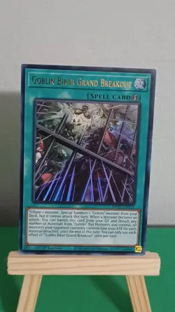 2025 Yugioh Goblin Biker Grand Breakout Spell Card MP25-EN251 Ultra Rare - Image 2