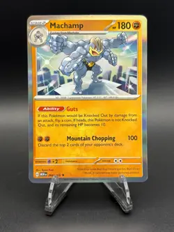 Machamp 068/165 - Scarlet & Violet 151 Holo Rare Pokemon TCG NM - Image 1