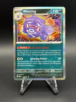 Weezing 110/165 - Scarlet & Violet 151 Holo Rare Pokemon TCG NM - Image 1