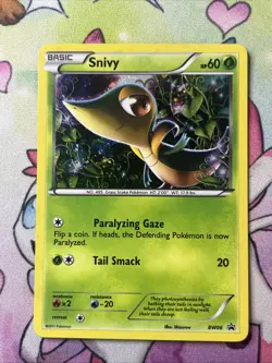 Pokemon Black & White Snivy Holo Promo Card BW06 VLP - Image 1
