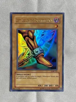 Left Leg of the Forbidden One LOB-121 Legend of Blue Eyes Vintage Yu-Gi-Oh! TCG - Image 2
