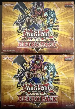 Konami Yu-Gi-Oh! Lot of 2 Retro Pack Sealed Mini Boxes - Image 1