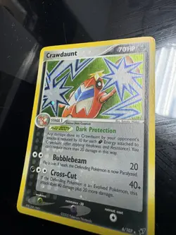 Crawdaunt 6/107 Holo Rare - EX Deoxys 2005 - Pokemon TCG Card LP - Image 2