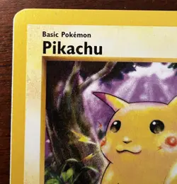 Pokemon Pikachu Card Red Cheek Shadowless 58/102 Base Set Rare - Image 5