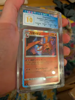 CGC 10 PERFECT - 2021 Jpn Charizard 017/184 VMAX Climax Line Holo Pokemon Card - Image 3