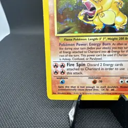 Base Set (Unlimited) Charizard #4/102 Pokemon Card - Image 4