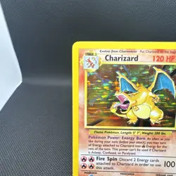 Base Set (Unlimited) Charizard #4/102 Pokemon Card - Image 5