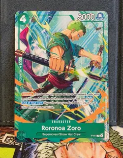 One Piece Card Game - Roronoa Zoro - P-114 - Promo Card - English - Image 1