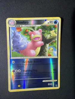 2010 Pokemon SLOWBRO Undaunted Set REVERSE HOLO HeartGold SoulSilver Card 38/90 - Image 1