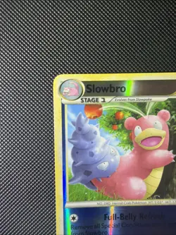 2010 Pokemon SLOWBRO Undaunted Set REVERSE HOLO HeartGold SoulSilver Card 38/90 - Image 3