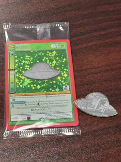 MetaZoo UFO Serialized 81/100 Meteorite Card 4A/5 with Metorite Pin - Image 2