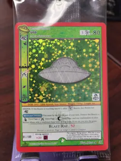MetaZoo UFO Serialized 81/100 Meteorite Card 4A/5 with Metorite Pin - Image 5