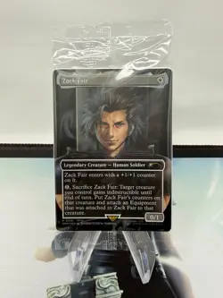 MTG Zack Fair Promo FFVII REBIRTH Nintendo Switch 2 Pack-In Bonus Sealed - Image 1