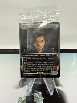 MTG Zack Fair Promo FFVII REBIRTH Nintendo Switch 2 Pack-In Bonus Sealed - Image 2