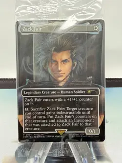 MTG Zack Fair Promo FFVII REBIRTH Nintendo Switch 2 Pack-In Bonus Sealed - Image 3