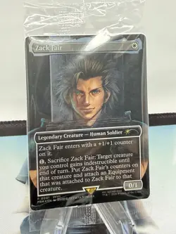 MTG Zack Fair Promo FFVII REBIRTH Nintendo Switch 2 Pack-In Bonus Sealed - Image 4