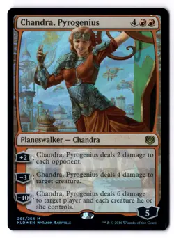 Chandra Pyrogenius NM* FOIL Kaladesh ENGLISH 265/264 mtg -UnltdCards - Image 1