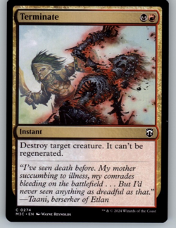 Terminate Commander: Modern Horizons 3 Regular #274 - Image 1