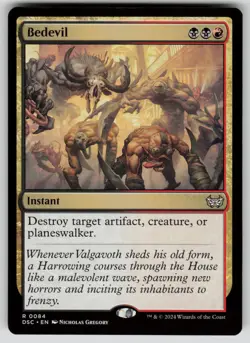 Bedevil Rare Commander: Duskmourn: House of Horror 84 MTG Near Mint 2024 - Image 1