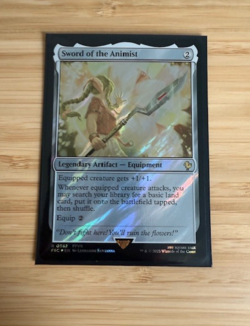 MTG: Sword of the Animist (Surge Foil) Commander: Final Fantasy Surge Foil - Image 1