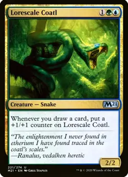 X 1 Lorescale Coatl NM-M M21 231 MTG Magic The Gathering - Image 1