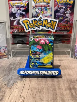 Pokemon Mega Venusaur ex 155/132 Me01: Mega Evolution Holo Pack Fresh - Image 1