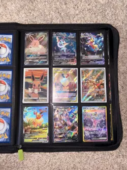 HUGE Pokemon Binder Collection - 85% Team Rocket Set, Love Birds, Van Gogh Eevee - Image 1