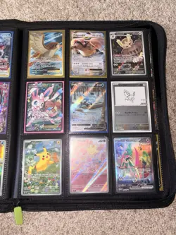 HUGE Pokemon Binder Collection - 85% Team Rocket Set, Love Birds, Van Gogh Eevee - Image 4