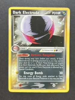 Pokemon Dark Electrode Holo - Team Rocket Returns - 4/109 LP - Image 1
