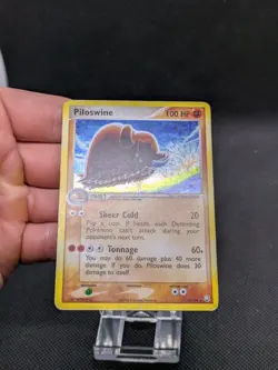 Piloswine 13/109 Pokemon Holo EX Team Rocket Returns Played - Image 3