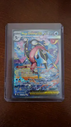 Mega Greninja EX 116/086 Chaos Rising SIR English Pokemon Card NM - Image 1