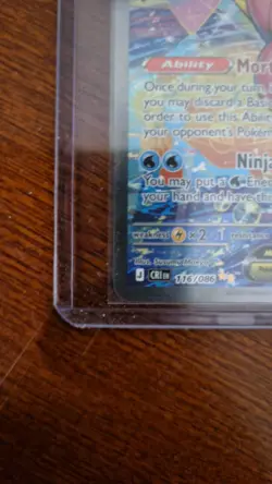 Mega Greninja EX 116/086 Chaos Rising SIR English Pokemon Card NM - Image 5